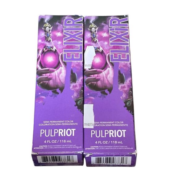 Pulp Riot Vegan Semi-Permanent Hair Color in Elixir (Purple) - Picture 1 of 3